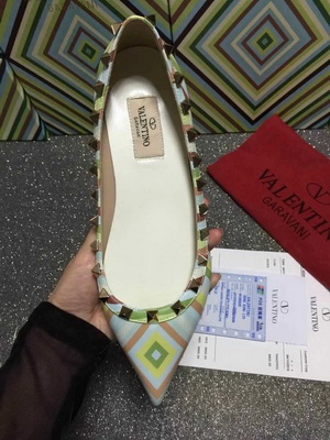 Valentino Shallow mouth flat shoes Women--003